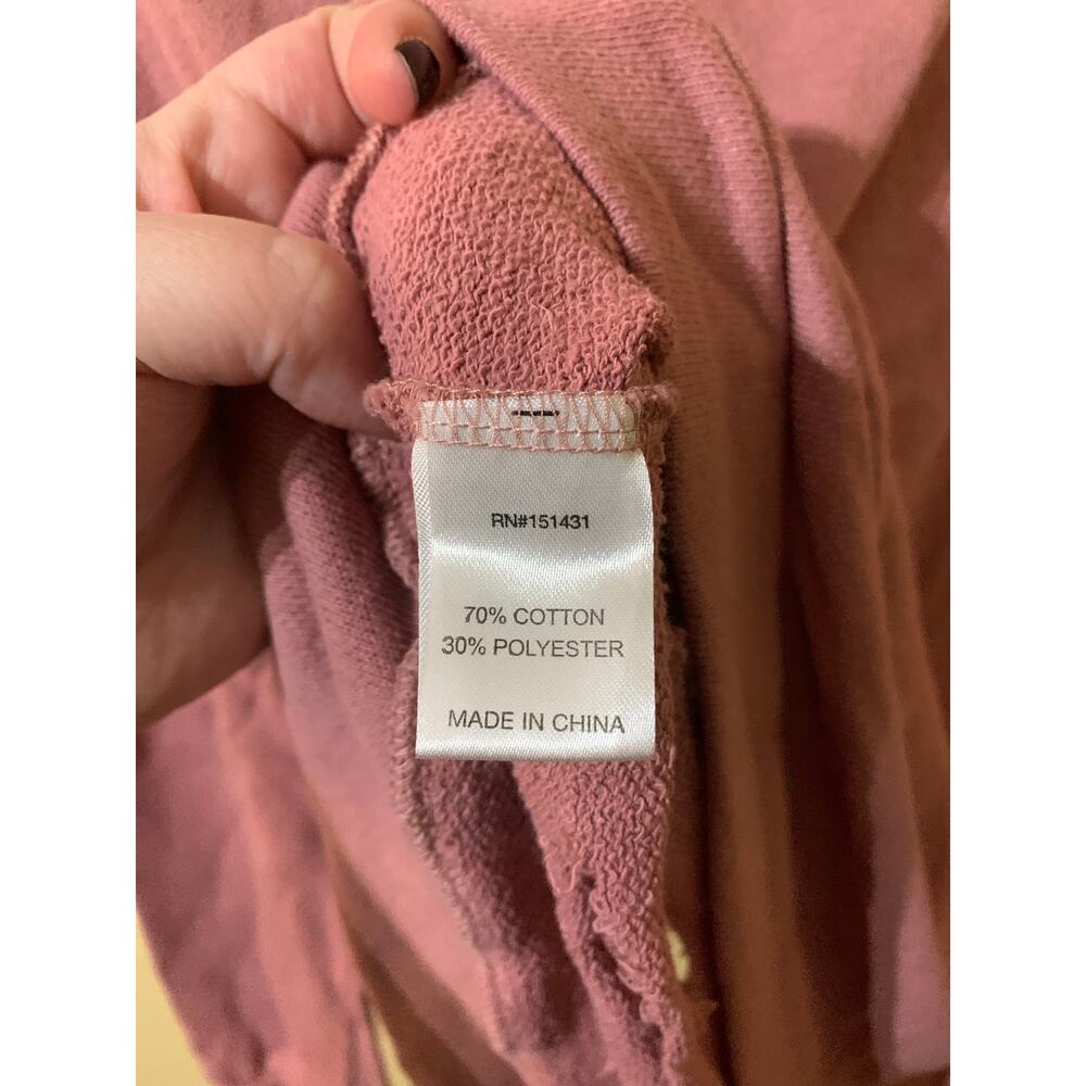Jordann Light Weight Distressed Sweater Size Small. Pinkish Purple - Picture 5 of 7